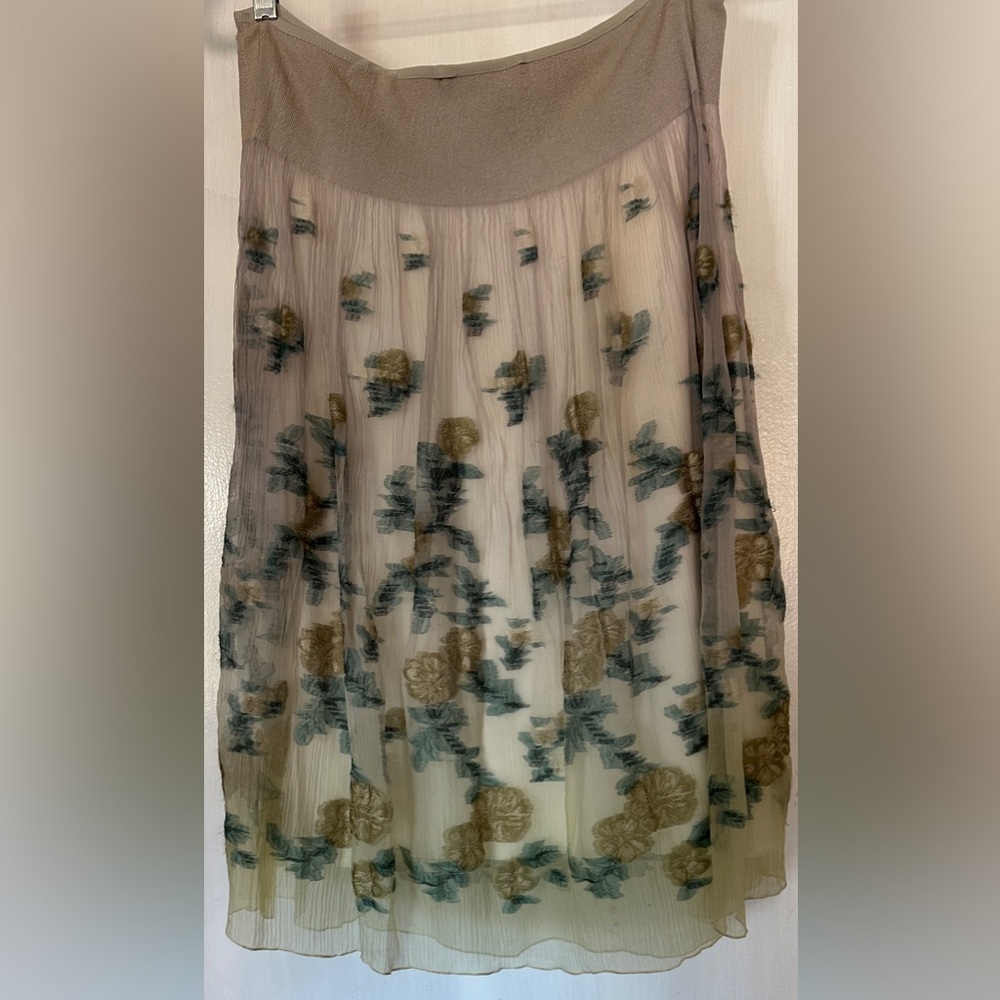 Rare Armani Floral Embroidered Women's Skirt